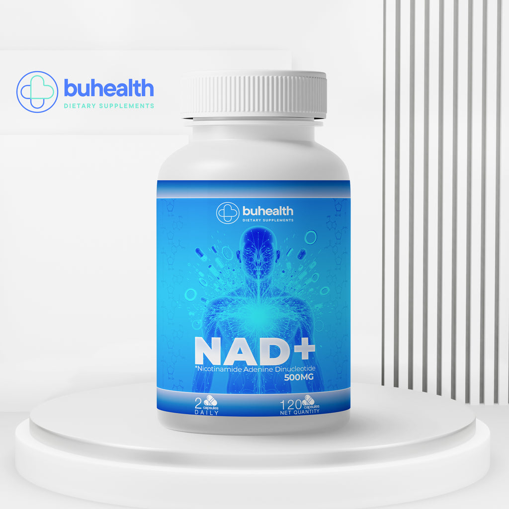 BUHEALTH NAD Supplement 60 Capsules 1000 Mg