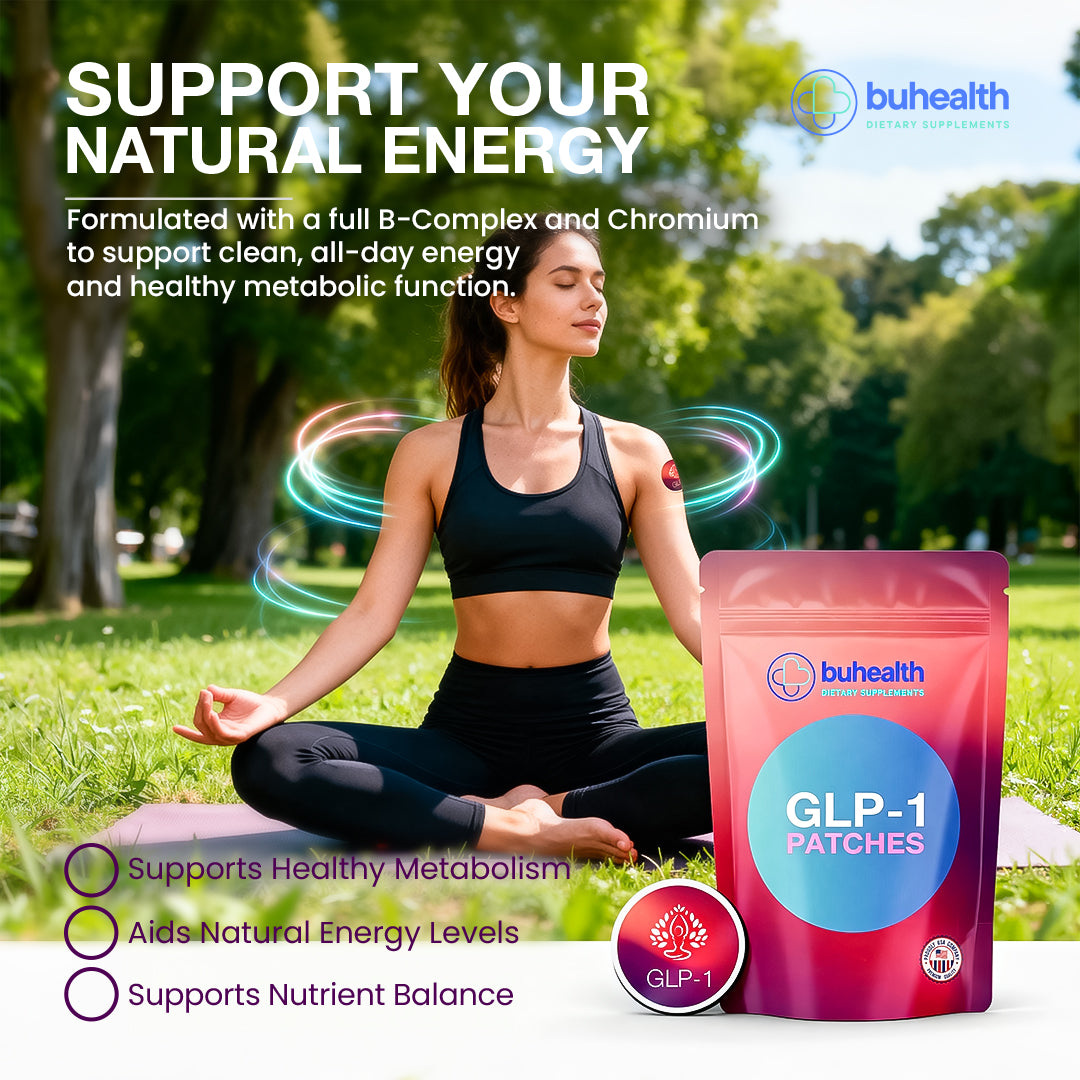 BUHEALTH GLP1 Patches for Weight Loss, 30 Patches