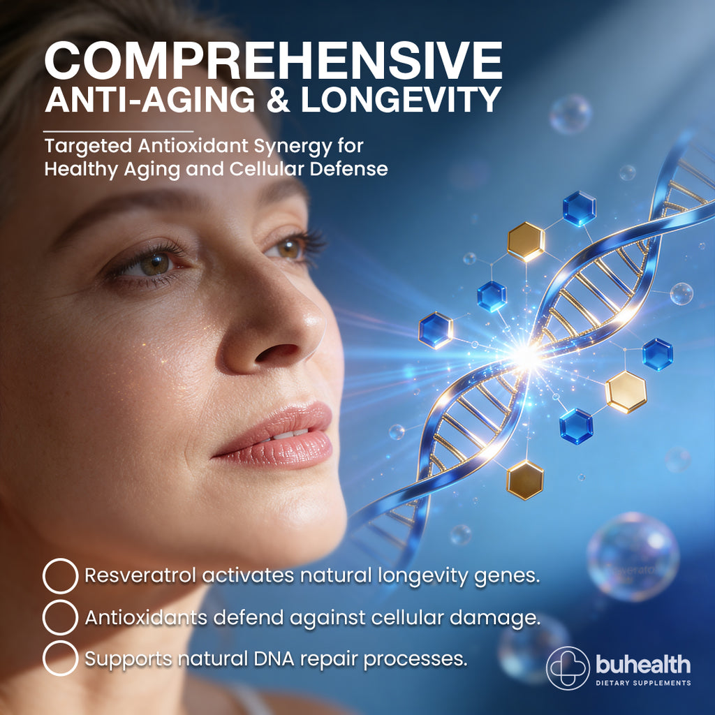 BUHEALTH NAD+ Boost Patch – High Potency Longevity Formula