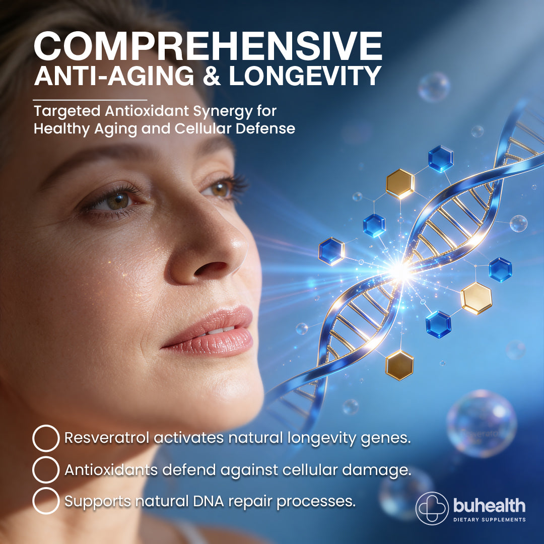 BUHEALTH NAD+ Boost Patch – High Potency Longevity Formula