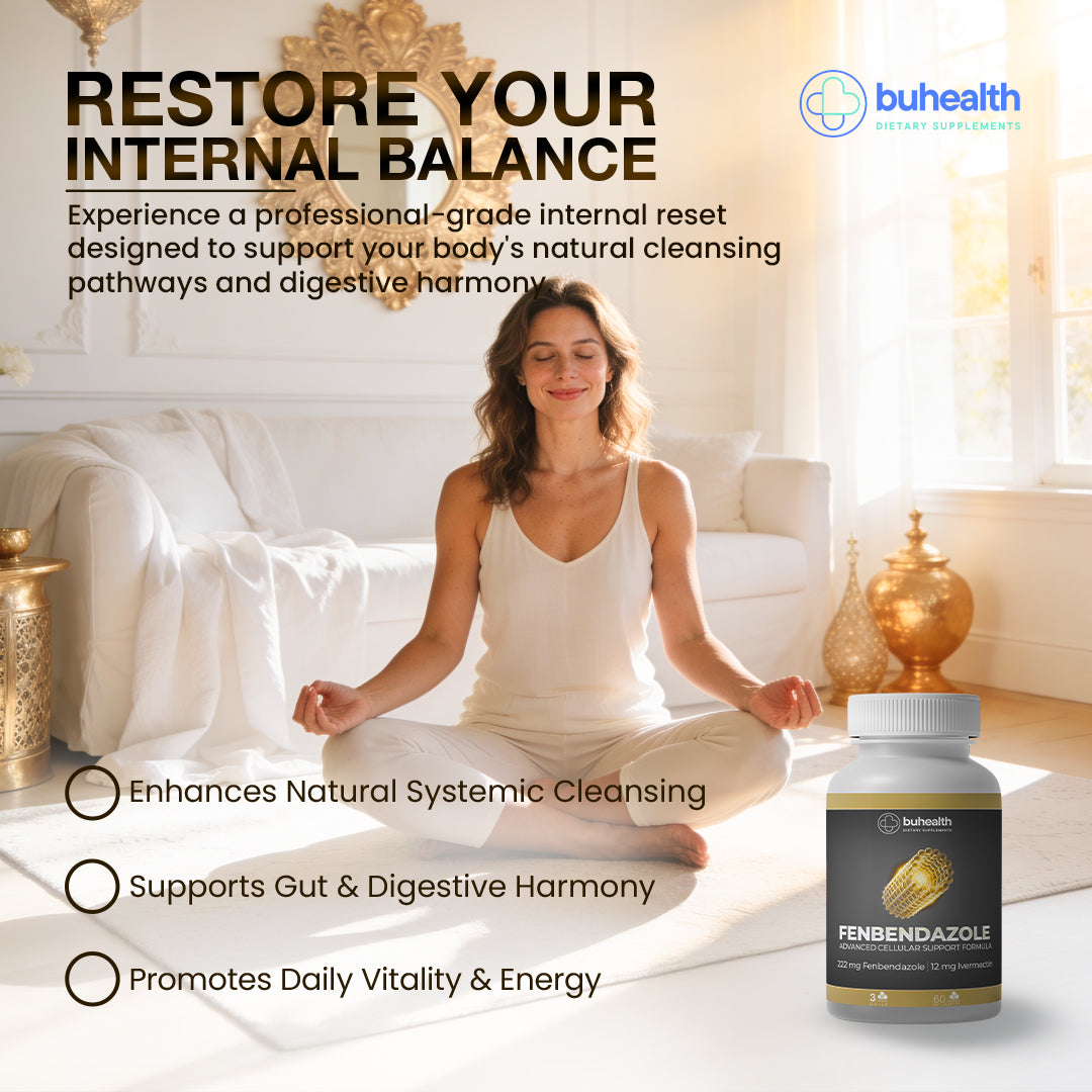 Fenbendazole (222mg) & Ivermectin (12mg) – 60 Capsules