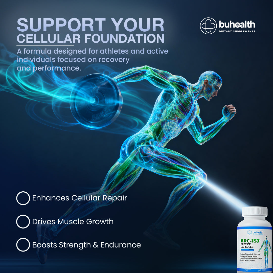 BUHEALTH BPC 157Capsules 1000 mg, Amino Acid Blend Supplement, 60 Caps Buhem Health BUHEALTH BPC 157Capsules 1000 mg, Amino Acid Blend Supplement, 60 Caps Buhem Health