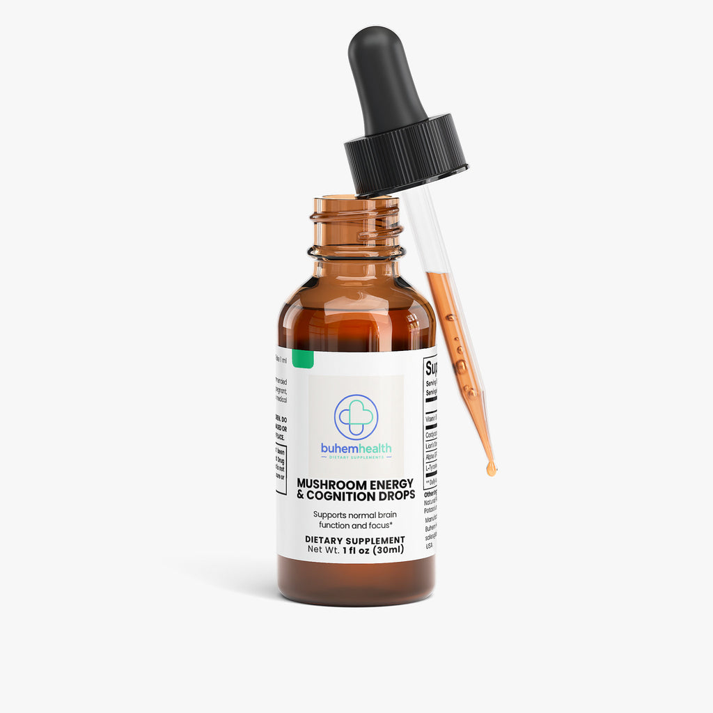 Buhem Health Mushroom Energy & Cognition Drops