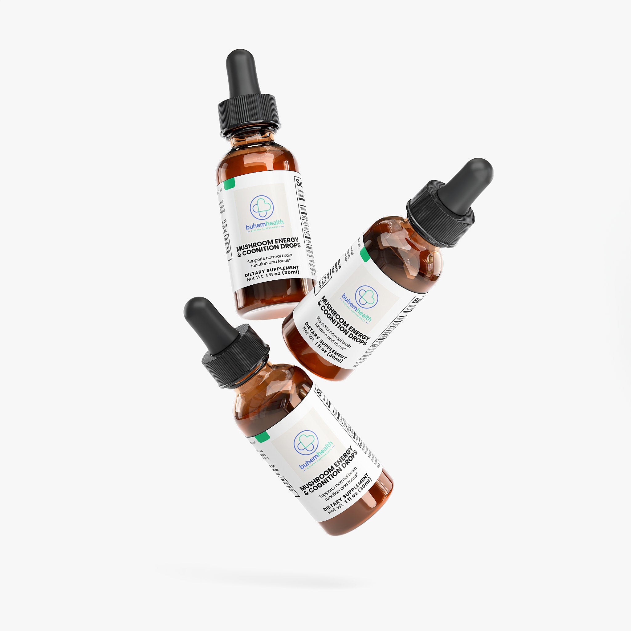 Buhem Health Mushroom Energy & Cognition Drops