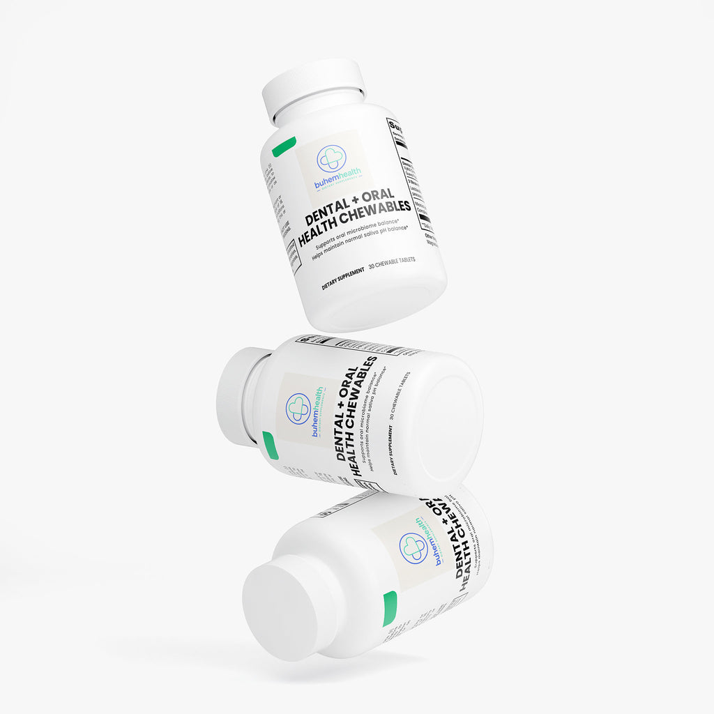 Buhem Health Dental + Oral Health Chewables – Chewable Oral Wellness Supplement with Xylitol