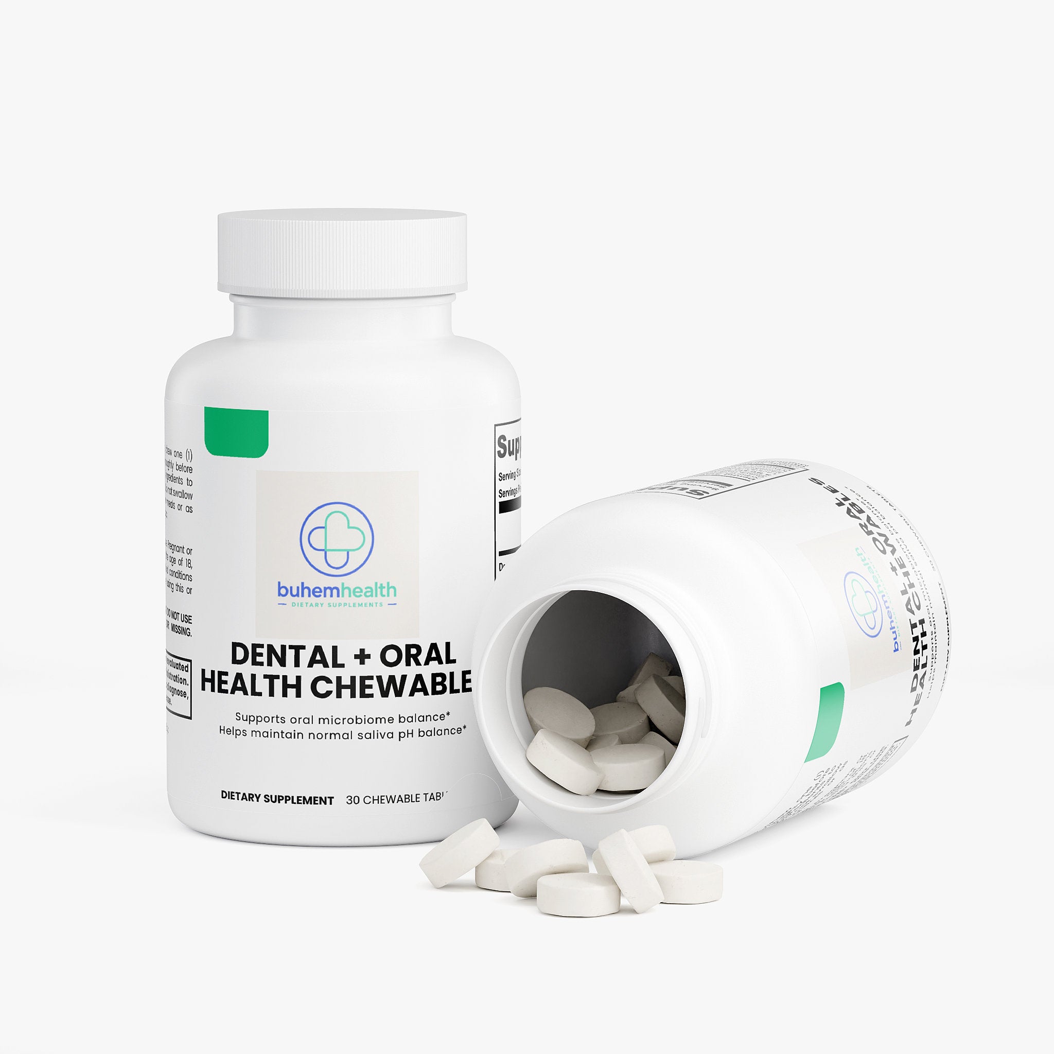 Buhem Health Dental + Oral Health Chewables – Chewable Oral Wellness Supplement with Xylitol