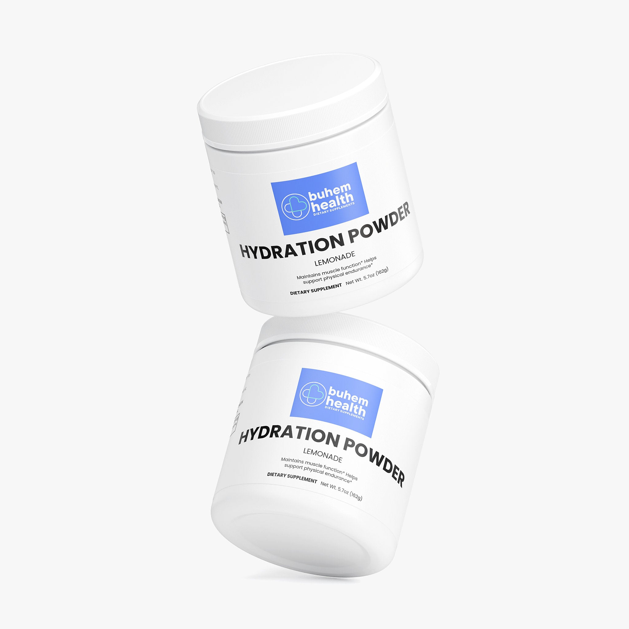 Buhem Health Hydration Powder | Lemonade Electrolyte Formula | B-Complex Vitamins, Magnesium, Potassium & Calcium | Daily Hydration Support | 5.71 oz