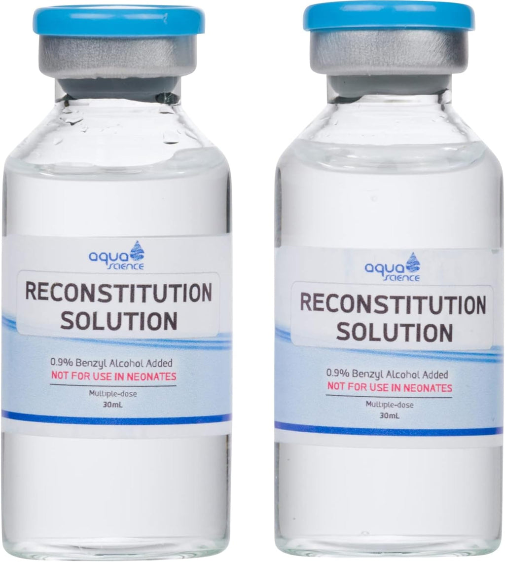 Buhealth Bacteriostatic Water Reconstitution Solution – 2 Pack 30 mL Premium Glass Vials